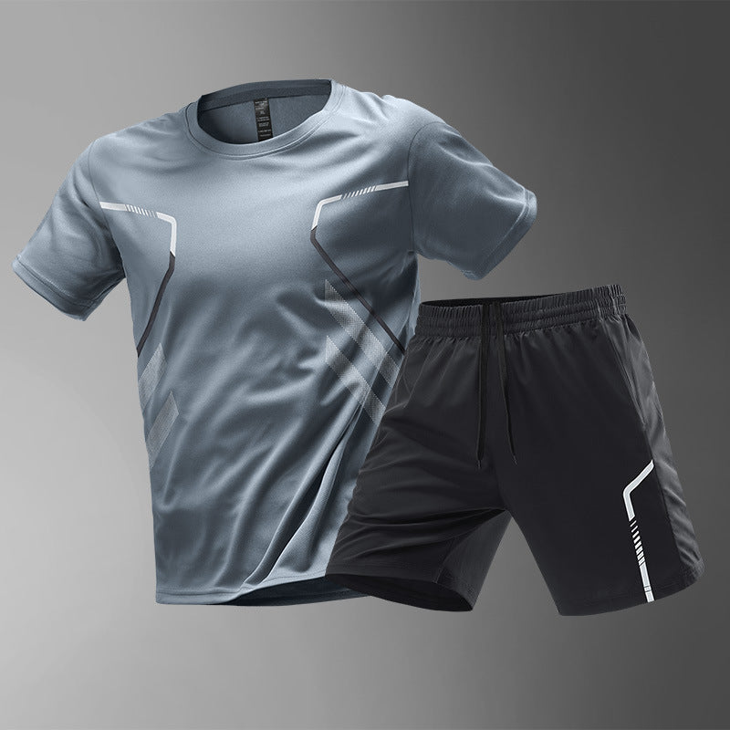 Men's T-shirts Sports Running T-shirt Color Block Men Quick-drying Breathable Short Sleeve Round Neck Active Tee Outdoor Workout Snap Seasons™