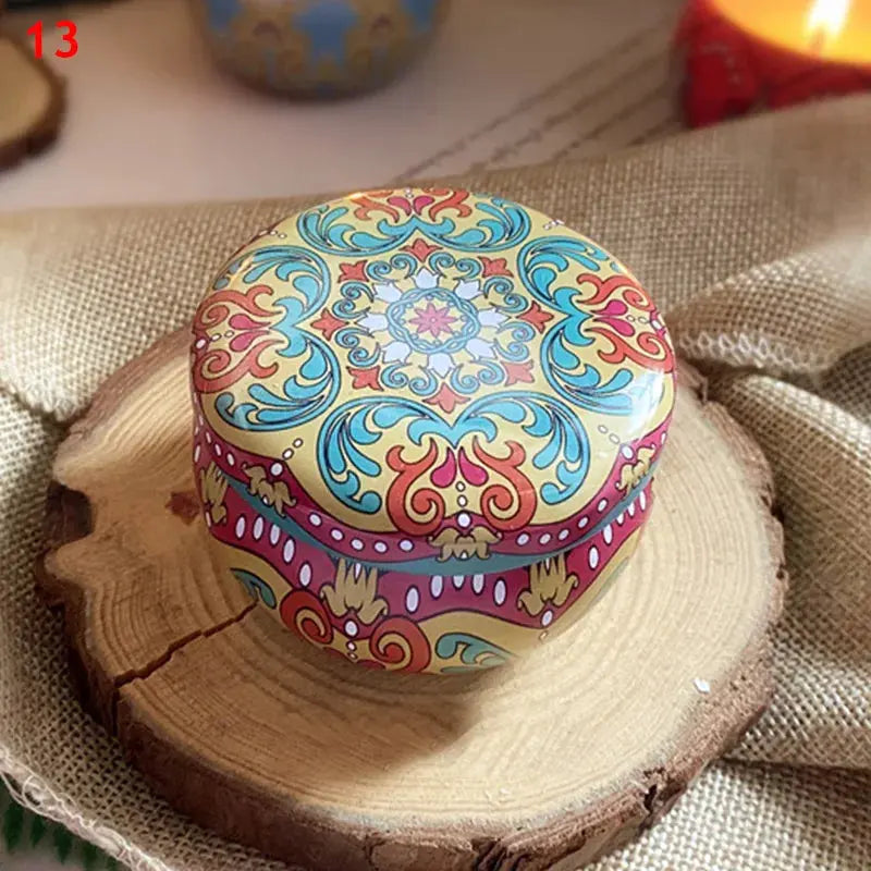 Scented Candles Jar Vintage Flower Candle Jars Soy Wax Fragrance Candle Wedding Birthday Gift Home Decoration 20 Kinds Scents Snap Seasons