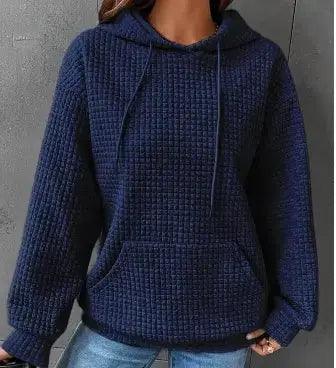 Women's Loose Casual Solid Color Long-sleeved Sweater Snap Seasons™